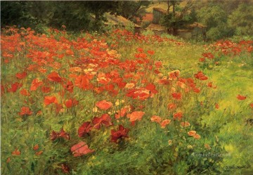  e Pintura - En el paisaje de Poppyland John Ottis Adams